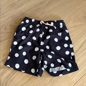 Crewcuts polka dot swim trunks - size 5